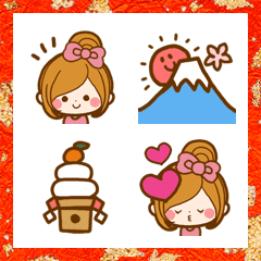 Lovely mature freehand drawing emoji