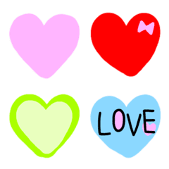 Cute Emoji full of hearts