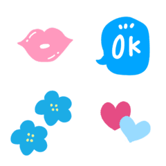 Simple daily cute emoji