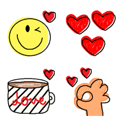 Various emoji 1107 adult cute simple