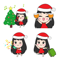 NongMa Merry X-mas & HNY emoji
