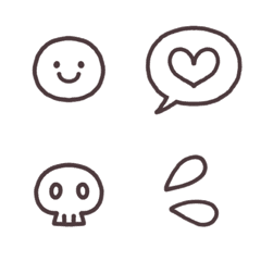 Simple and cute emoji!