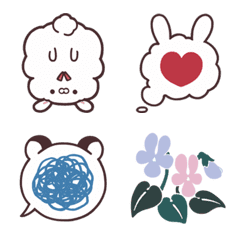 Usamofu and Toramofu Emoji 2