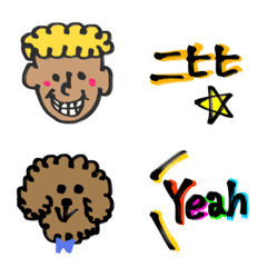 colorful draw boy's Emoji