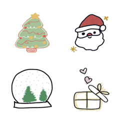 Christmas and Happy New Year Emoji