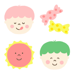 Heartwarming pastel emoji.