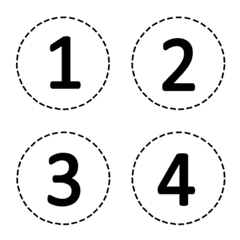 둥근 점선 숫자(1_40)