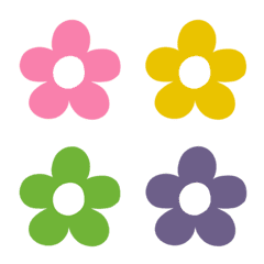 Cute flower shape (40 colors)