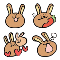 handy funnyrabbit by ano (brown)
