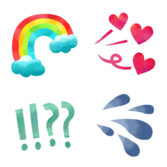 Emoji of a watercolor painting