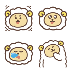 Cute sheep emoji 3