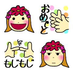 easy to use hand sign emoji(Flower fairy