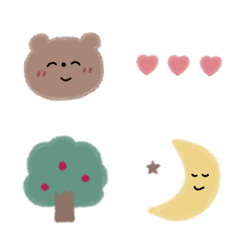 fluffy sweet Emoji 2