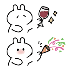 rabbit and carrot emoji(connect)