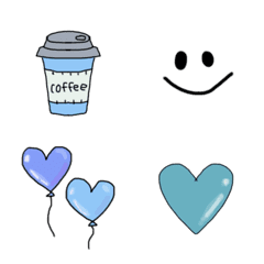 Blue lovers Emoji