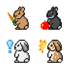 Rabbit dot Emoji