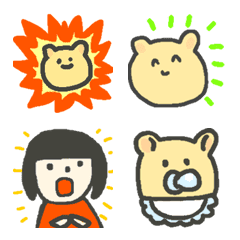 Rakugaki kinkuma hamster emoji