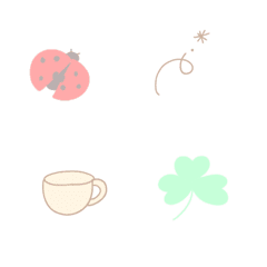 simple Pastel cute emoji