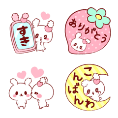 Beloved Rabbit-chan Everyday Emoji