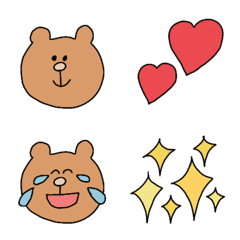 Yuru bear Emoji(everyday)