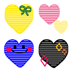 Cute Emoji full of hearts2