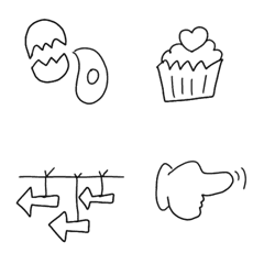 BLACK simple BLACK emoji