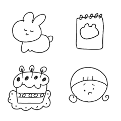 BLACK emoji simple