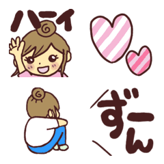 a dumpling girl emoji