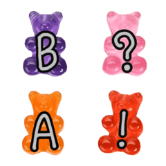 Gummy Bear (A-Z) Emoji