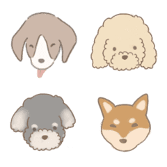 pretty dog emoji
