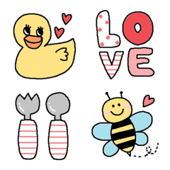 (Various emoji 27 adult cute simple)