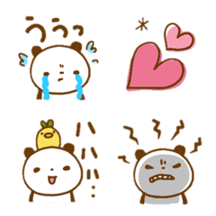 a graffiti panda Emoji 27 brown
