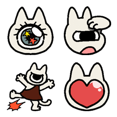 Emoji de gatinho ciclope