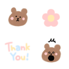 Bear's Emoji2 (include tanned bear)