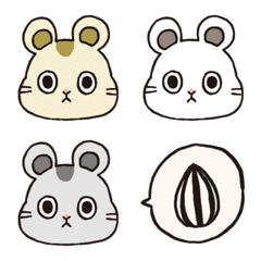 Hico's cute hamster Emoji