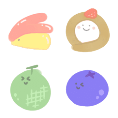 Fresh fruit-Emoji.