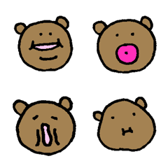 brown bear emoji cha Kuma