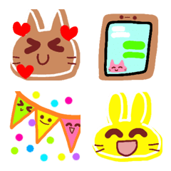 Cute animals Emoji like a cookie 3rd.