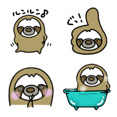 Sloth who wants to be lazy "Emoji " 1