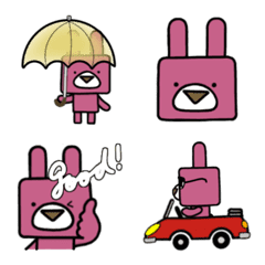 Everyday life of a square rabbit Emoji 1