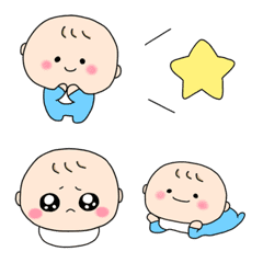 男の子 赤ちゃん絵文字 Emojilist Lineクリエイターズ絵文字まとめサイト