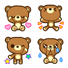 teddybear emotions emoji