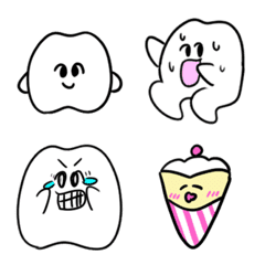 teeth comics emoji.