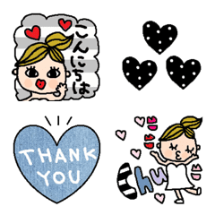 (Various emoji 52 adult cute simple)
