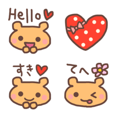 lovely bear daily Emoji part2