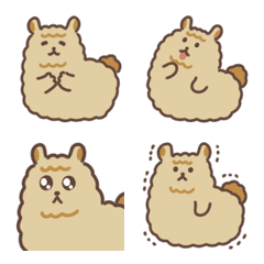Cute llama emoji 3