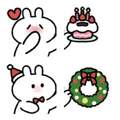rabbit and carrot emoji(connect)4