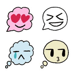 Speech bubble communication emoji