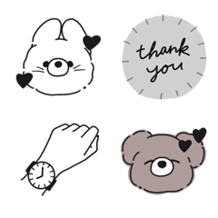 Easy-to-use handdrawn emoji 2