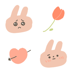 Rabbit Emoji neconatsu version